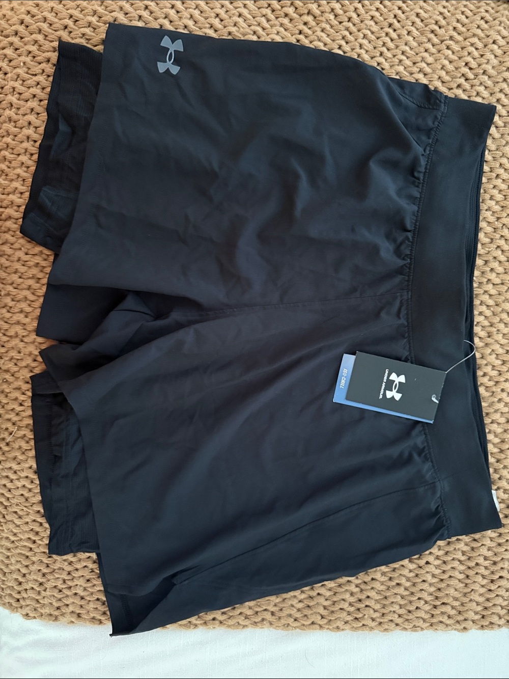 Under Armour Black Men’s Athletic Training Shorts Iso-Chill